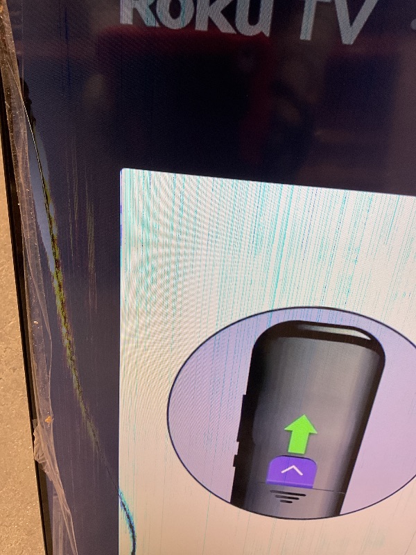 Photo 1 of ****BROKEN DAMAGED TELEVISION PARTS ONLY**** Roku Smart TV 2025 – 55-Inch Select Series, 4K HDR TV – Roku TV with Enhanced Voice Remote – Flat Screen LED Television with Wi-Fi for Streaming Live Local News, Sports, Family Entertainment