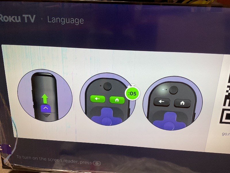 Photo 1 of ****BROKEN DAMAGED TELEVISION PARTS ONLY**** Roku Smart TV 2025 – 55-Inch Select Series, 4K HDR TV – Roku TV with Enhanced Voice Remote – Flat Screen LED Television with Wi-Fi for Streaming Live Local News, Sports, Family Entertainment