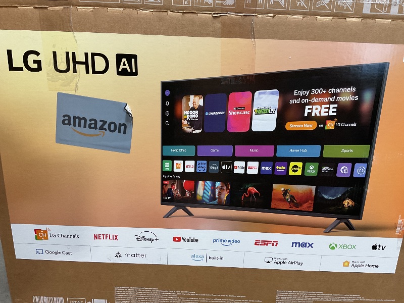 Photo 1 of ****BROKEN DAMAGED TELEVISION PARTS ONLY**** Roku Smart TV 2025 – 55-Inch Select Series, 4K HDR TV – Roku TV with Enhanced Voice Remote – Flat Screen LED Television with Wi-Fi for Streaming Live Local News, Sports, Family Entertainment