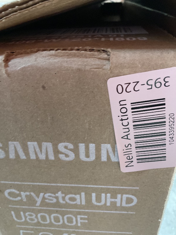 Photo 1 of ***DAMAGED BROKEN TELEVISION PARTS ONLY*** Samsung 58-Inch Class Crystal UHD U8000F 4K Smart TV (2025 Model) Endless Free Content, Crystal Processor 4K, MetalStream Design, Knox Security, Alexa Built-in