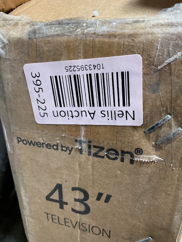 Photo 1 of **FOR PARTS ONLY/SCREEN NON-FUNCTIONAL** 43 Inch 4K UHD LED Smart TV with Tizen OS TV Compatible HDR 10, MEMC, Dolby Audio, Voice Remote, WiFi, Bluetooth, Streaming Television(2025 Model)