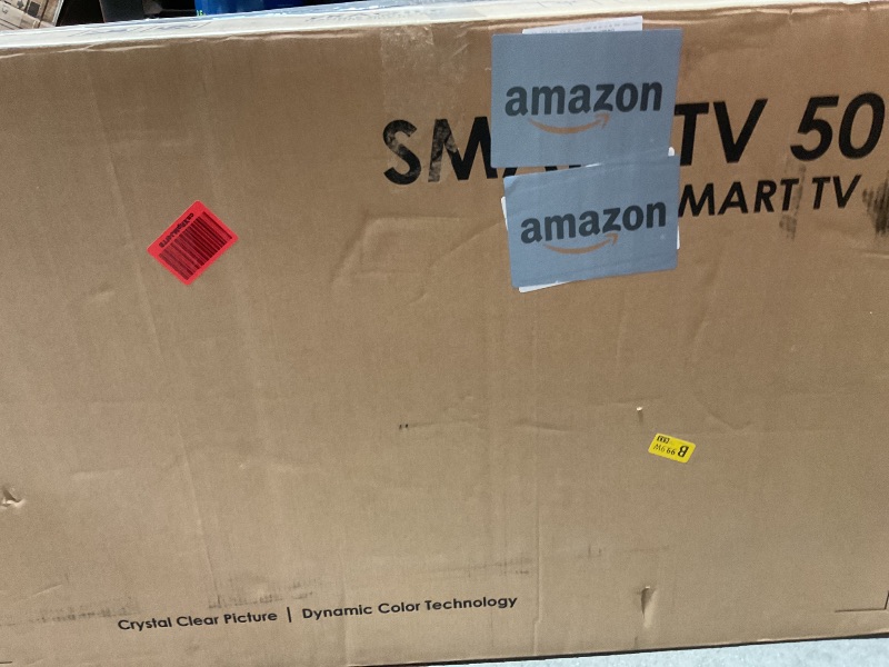 Photo 1 of ****BROKEN TELEVISION PARTS ONLY**** VIZIO V4K50M 50 inch Class 4K UHD HDR Smart TV (Renewed)