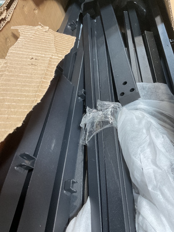 Photo 1 of ****METAL FRAME ONLY NO HEADBOARD, DRAWERS, OR EXTRAS****Feonase Queen Bed Frame