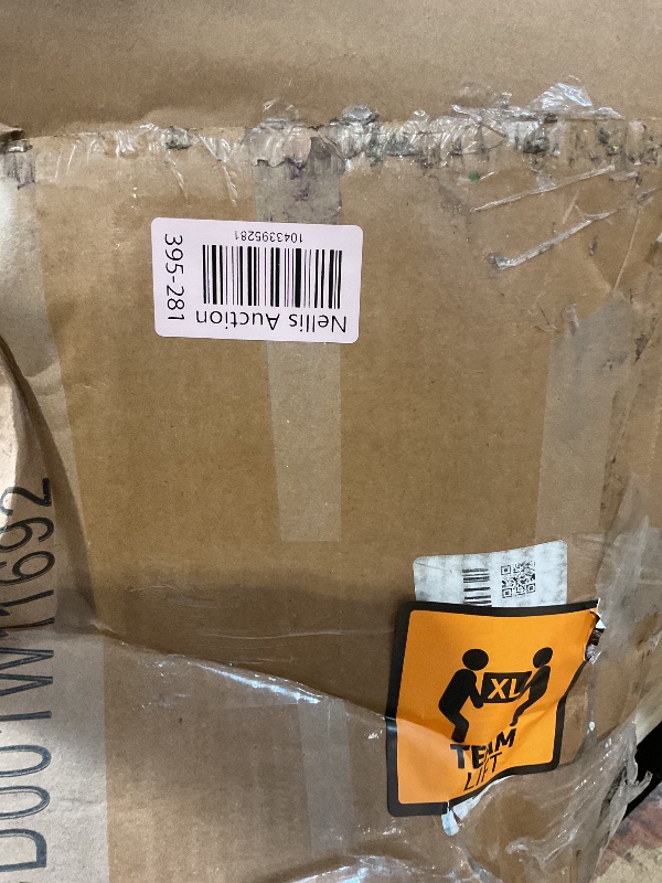 Photo 1 of **MISSING HARDWARE** Jocoevol Queen Size Floating Bed Frame with Ergonomic Hidden Storage Headboard and LED Lights, Visual Floating LED Bed Frame with Charing Station, Velvet Upholstered Platform Bed, Heavy Duty, White