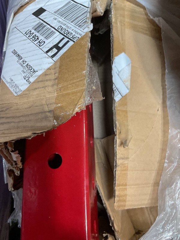 Photo 1 of **PARTIAL SET BOX 1 OF 3** Fitvids Power Rack Squat Stand, 1000 Pound Capacity 3” x 3” for Home & Garage Gym, with J-Hooks, Safety Spotter Arms and Conversion Kits