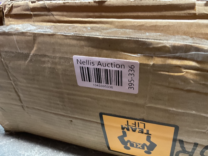 Photo 1 of ****PARTIAL SET BOX IS MARKED AS 2 of 2. 1 IS NOT INCLUDED**** IDEALHOUSE King Bed Frame with Storage Headboard, Wooden Bed Frame with 4 Drawers, Storage Bookcase & King Size Platform Bed with Strong Metal Support, No Box Spring Needed, Noise-Free, Grey