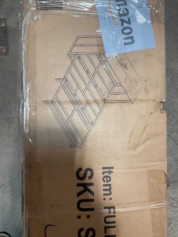 Photo 1 of ****FOR PARTS**** White Wood Frame Full Size Bed Murphy Bed