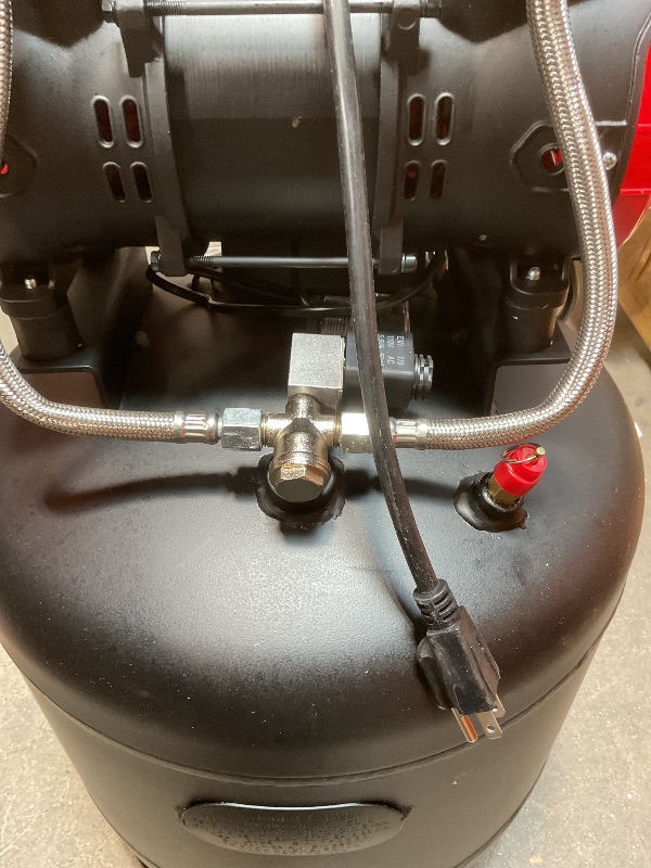 Photo 1 of 14 Gallon Ultra Quiet Air Compressor with 2 Quick Couplers 2HP 8.75 CFM, Max 115 PSI Pressure Oil-Free Air Compressor Tank, 70dB Quiet Compressor for Auto Repair, Tire Inflation 110V/60hz