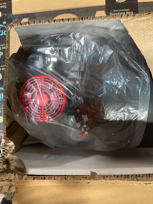 Photo 1 of 14 Gallon Ultra Quiet Air Compressor with 2 Quick Couplers 2HP 8.75 CFM, Max 115 PSI Pressure Oil-Free Air Compressor Tank, 70dB Quiet Compressor for Auto Repair, Tire Inflation 110V/60hz