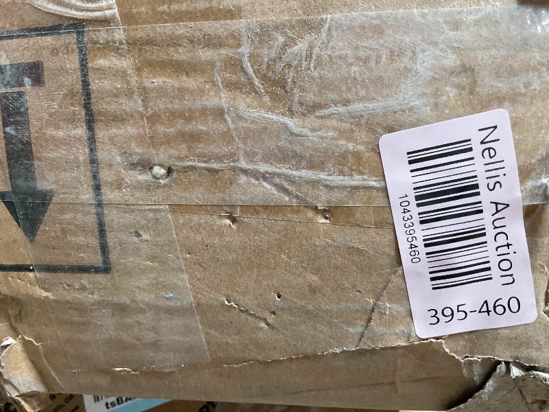 Photo 1 of ***FOR PARTS ONLY/NON-FUNCTIONAL** Tribesigns Rattan Home Bar Unit, Farmhouse 4-Tier Bar Table with 4 Stemware Racks and Heightened Base, Liquor Wine Bar Cabinet Mini Bar Table for Home Pub, Caramel Brown