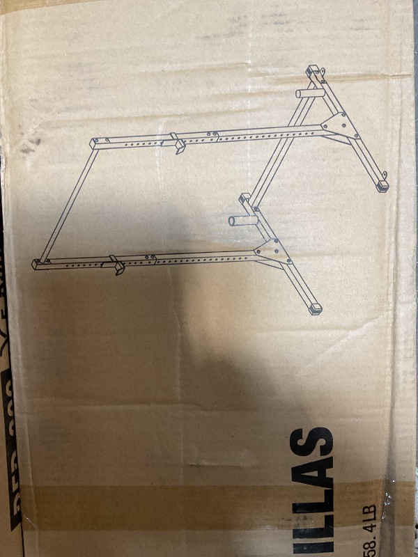 Photo 1 of **FOR PARTS ONLY/HAS DAMAGED PIECES** CAP Barbell Power Rack Exercise Stand, Carbon (FM-CS7000F)