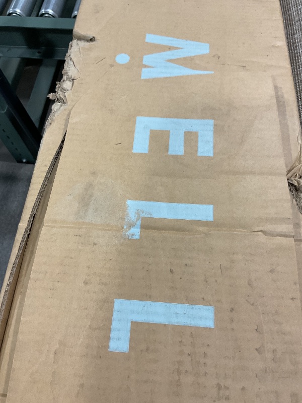 Photo 1 of **HAS DAMAGES FROM PREVIOUS USE**  Mellow Naturalista Classic 12 Inch Solid Wood Platform Bed with Wooden Slats, Cal King, Black