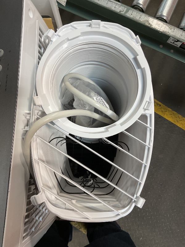 Photo 1 of *untested*Midea Duo 14,000 BTU(12,000 BTU SACC) High Efficiency Inverter, Quiet Portable Air Conditioner, Cools up to 550 Sq.Ft., Works with Alexa/Google Assistant, Includes Remote Control&Window Kit (Renewed)