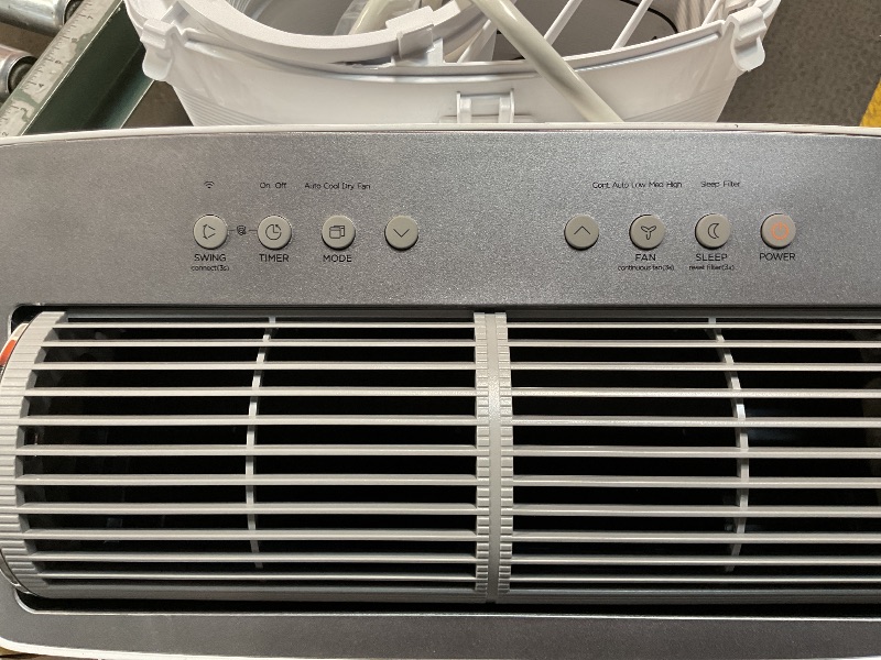 Photo 1 of *untested*Midea Duo 14,000 BTU(12,000 BTU SACC) High Efficiency Inverter, Quiet Portable Air Conditioner, Cools up to 550 Sq.Ft., Works with Alexa/Google Assistant, Includes Remote Control&Window Kit (Renewed)