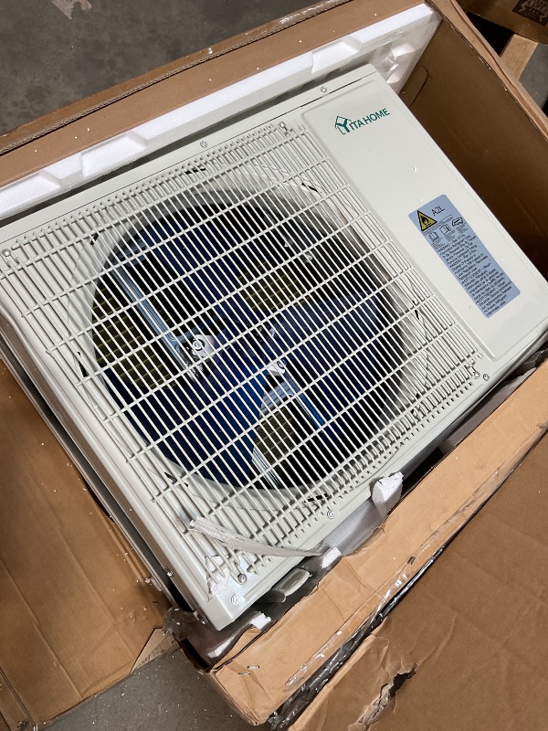 Photo 1 of *minor damaged/missing top*12,000 BTU 21 SEER2 Ductless Mini Split Air Conditioner, 220V AC