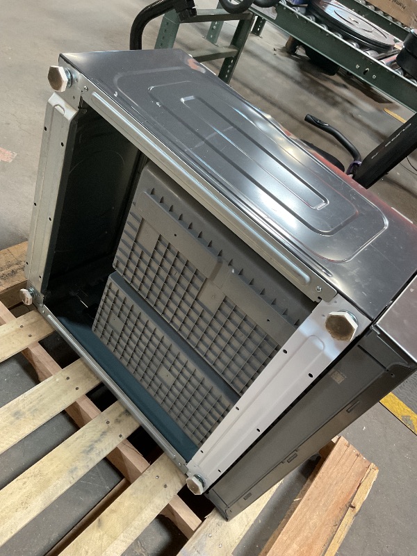 Photo 1 of *damaged/missing*Samsung - Bespoke AI All-in-One Washer/Dryer Laundry Pedestal with Storage Drawer - Dark Steel