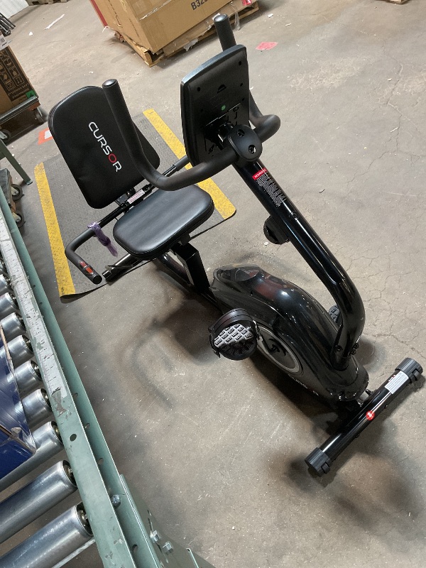 Photo 1 of *missing screen*CURSOR FITNESS Recumbent Exercise Bike, Stationary Bikes for Home with Adjustable Seat, 16-Level Magnetic Resistance Recumbent Exercise Bike for Home Gym Cardio Workout Training