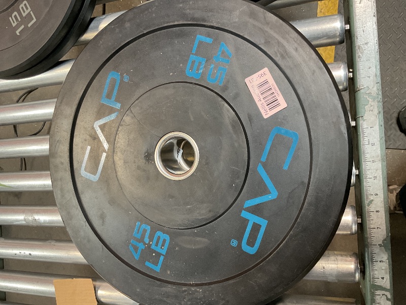 Photo 1 of (2 45pound weights)CAP Barbell Olympic Rubber Bumper Plates