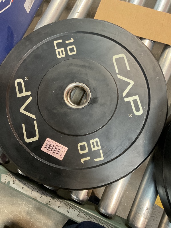 Photo 1 of (2 ten pound weights)CAP Barbell Olympic Rubber Bumper Plates pair