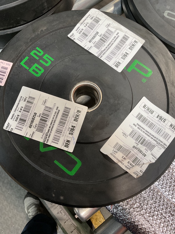 Photo 1 of (2 25pound weights)CAP Barbell Olympic Rubber Bumper Plates