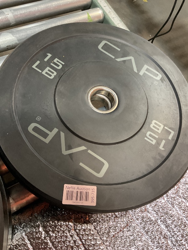 Photo 1 of (2 15pounds weights)CAP Barbell Olympic Rubber Bumper Plates