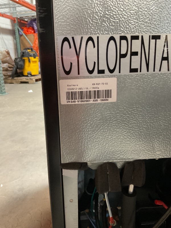 Photo 1 of *minor damage*KoolMore KM-RUF-7S-SS 7 Cu. Ft. Garage Ready Convertible Upright Manual Defrost Freezer/Refrigerator in Stainless Steel