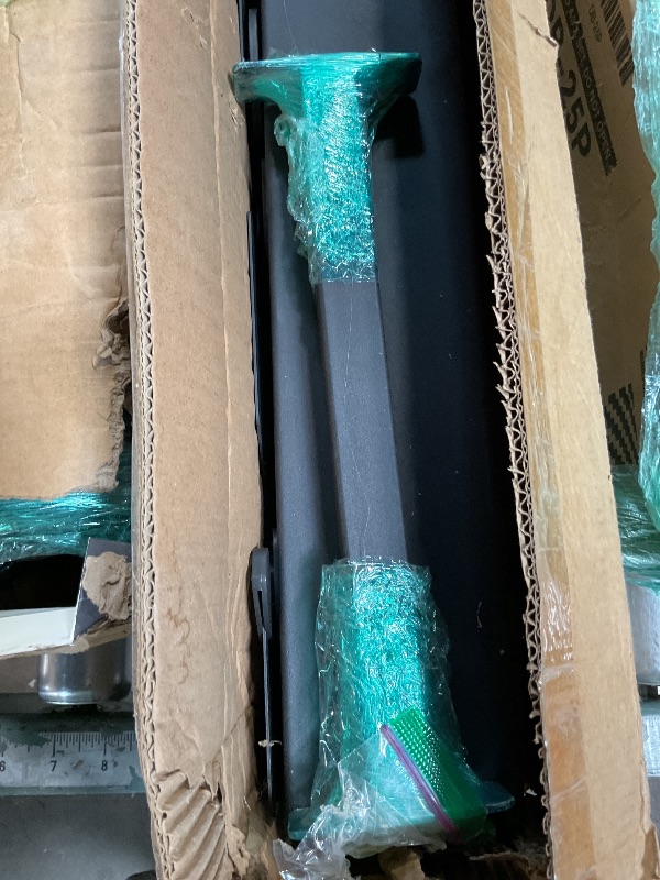 Photo 1 of ****PARTIAL SET****Fitvids Dumbbell Set with Rack, Rubber Coated Hex Dumbbell Weights in120, 25lbs Pair, Black