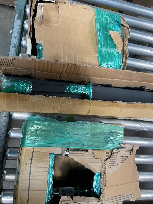 Photo 1 of ****PARTIAL SET****Fitvids Dumbbell Set with Rack, Rubber Coated Hex Dumbbell Weights in120, 25lbs Pair, Black