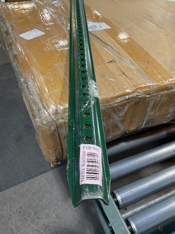 Photo 1 of *damged/missing parts*6Ft Sturdy Duty Metal Fence U Post for Fencing Green Fence Posts for Garden Yard