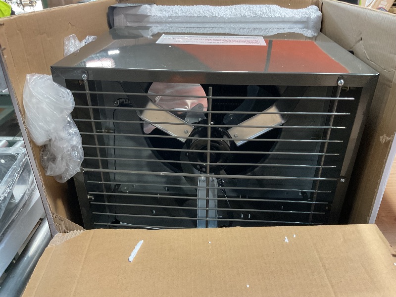 Photo 1 of *Hardware missing*Comfort Zone Hard-Wired Digital Ceiling Mount Heater with Full-Function Remote, 10,000 Watt, 240 Volt, Fan-Forced, Overheat Protection, Thermostat & 12-Hour Timer, Ideal for Garage & Workshop, CZ260ER