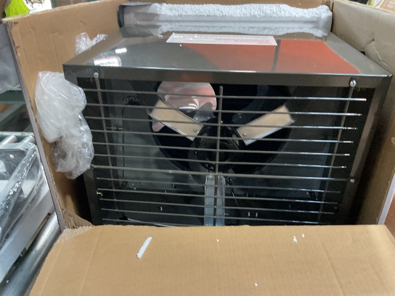 Photo 1 of *Hardware missing*Comfort Zone Hard-Wired Digital Ceiling Mount Heater with Full-Function Remote, 10,000 Watt, 240 Volt, Fan-Forced, Overheat Protection, Thermostat & 12-Hour Timer, Ideal for Garage & Workshop, CZ260ER