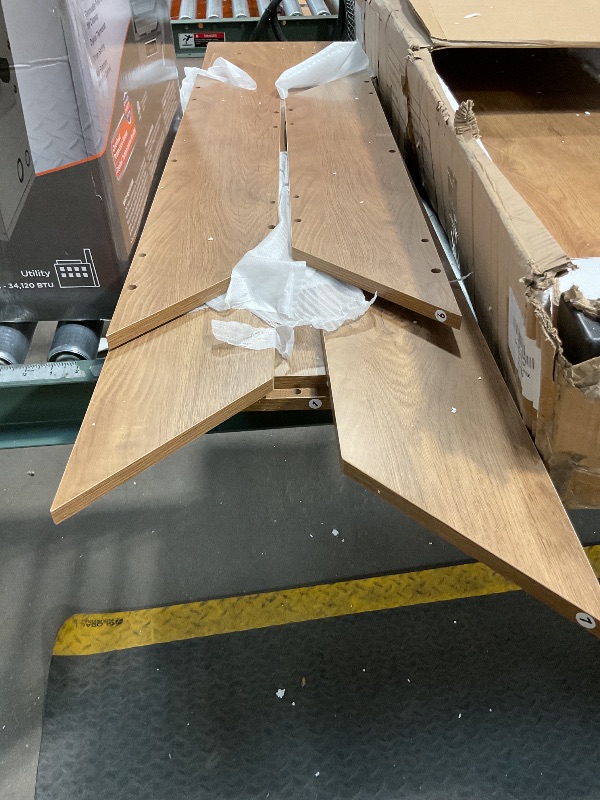 Photo 1 of *missing hardware*Tribesigns Farmhouse Console Table, 47 Inches Entryway Console Table with Storage, Industrial Hallway Accent Table for Living Room, Entrance