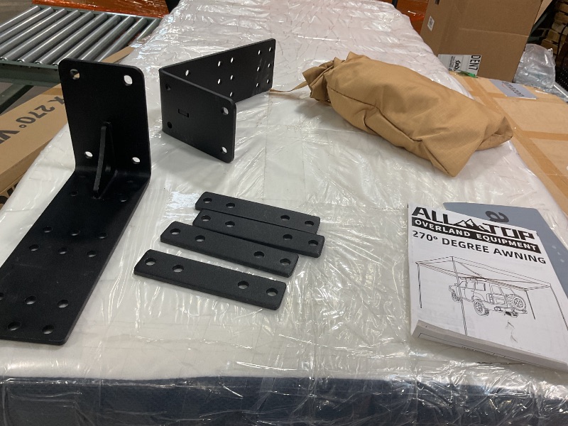 Photo 1 of ALL-TOP Vehicle Awning 270 Degree 8.2' Rooftop Pull-Out Retractable 4x4 Weather-Proof UV50+ Side Awning for SUV/Truck/Van