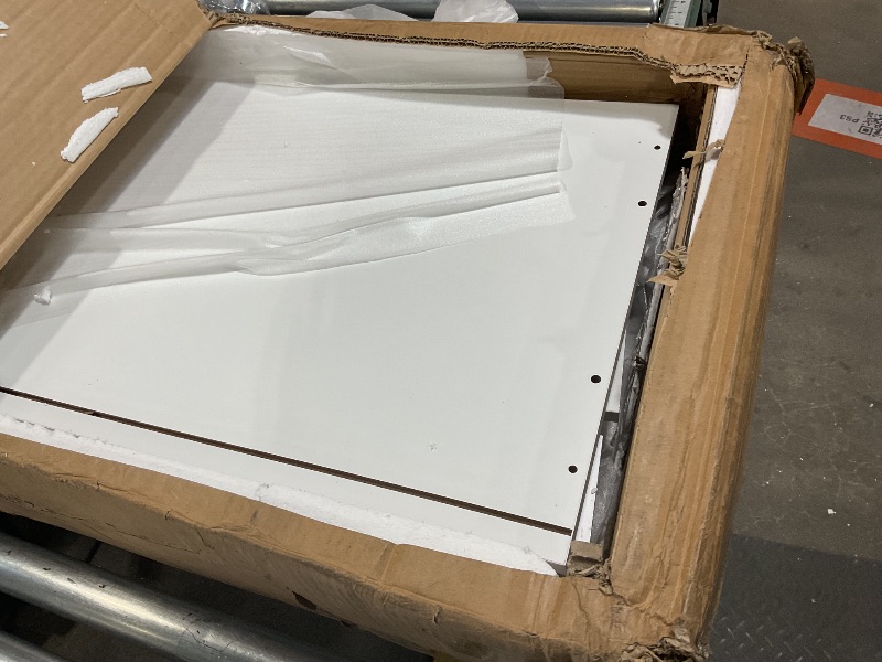 Photo 1 of *missing hardware*GAOMON White Dresser for Bedroom,Modern 6 Drawer Double Dresser with Gold Handles,Long Storage Organizer for TV Stand & Closet,Large Chest of Drawers for Living Room,Hallway,Entryway