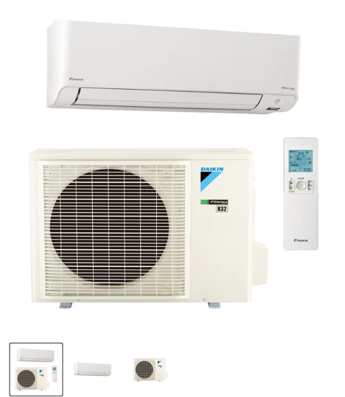 Photo 1 of *used/damages*Daikin 18,000 BTU 18 SEER2 Entra R32 Series Ductless Mini Split Heat Pump System w/Maxwell