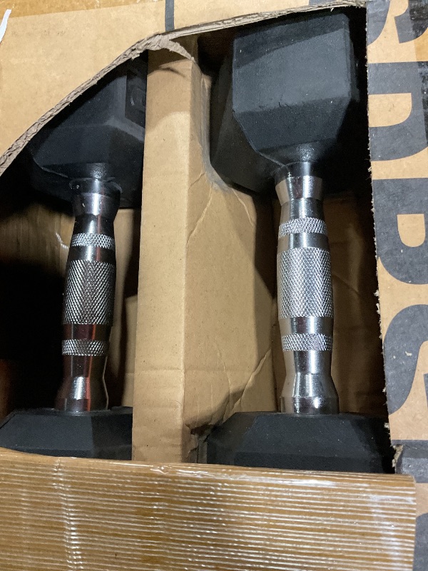 Photo 1 of **RACK NOT INCLUDED** CAP Barbell 150 LB Coated Hex Dumbbell Weight Set with Vertical Rack, BlackAnd