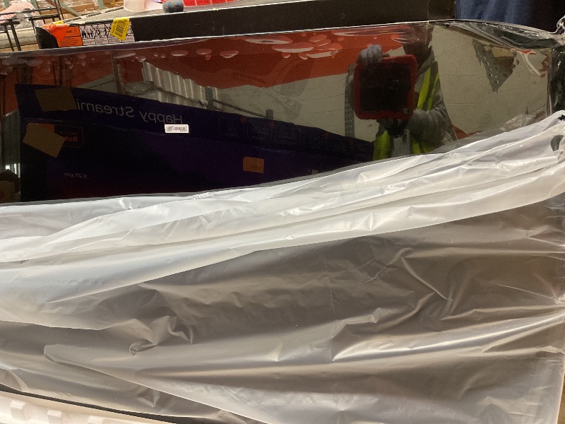 Photo 1 of ****BROKEN TELEVISION PARTS ONLY*** Roku Smart TV 2025 – 75-Inch Plus Series, Mini-LED TV – RokuTV with Enhanced Voice Remote – Flat Screen 4K QLED Television with Dolby Vision & Wi-Fi for Streaming Live Local News, Sports