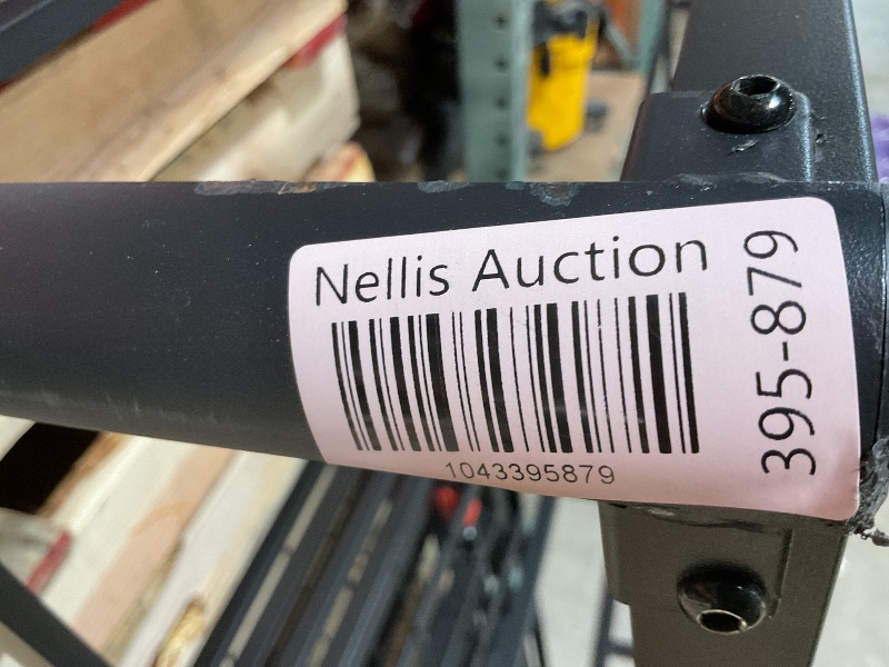 Photo 1 of ****DAMAGED PARTS ONLY***Amazon Basics Bed Frame with Storage, Foldable Metal Platform, Sturdy Steel, No Box Spring Needed, 14 inches High, Tool-Free Setup, Full Size, Black NO BOX