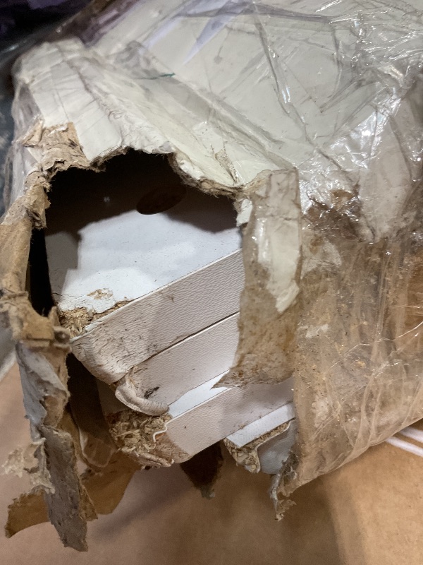 Photo 1 of ****DAMAGED SEE PHOTOS*****ClosetMaid SuiteSymphony Wood Closet Organizer Starter Kit with Tower and 3 Hang Rods, Shelves, Adjustable, Fits Spaces 4 – 9 ft. Wide, Engineered Wood, Pure White, 16"