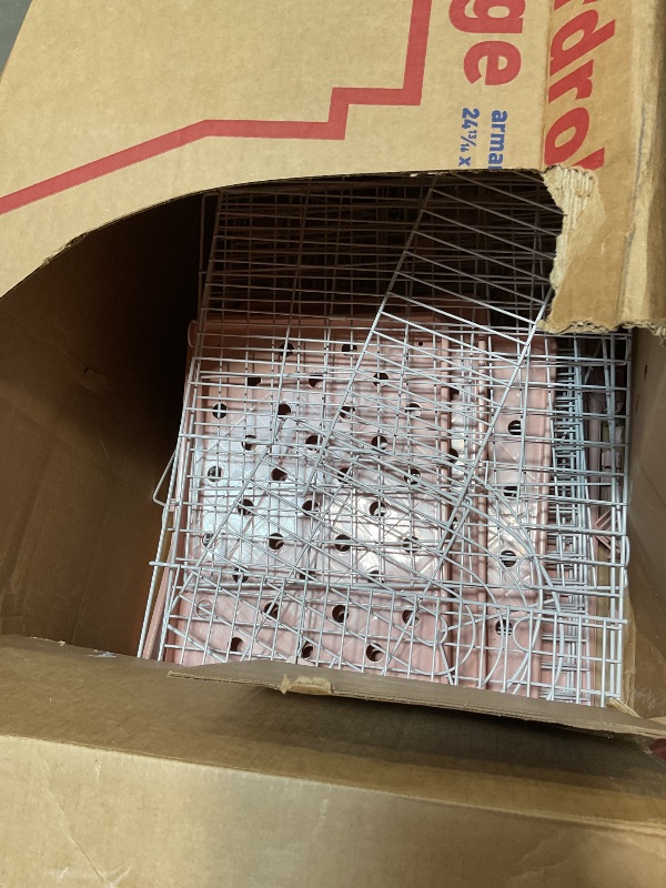 Photo 1 of 4-Tier Wire Cat Cage Playpen Kennel, 64 Inch Cat Catios Large Space for 1-3 Cats, Pink Cat Crate with 3 Platforms 3 Front Doors 2 Ramp Ladders (Large - 64.4" H x 32.6" L x 23.6" W)