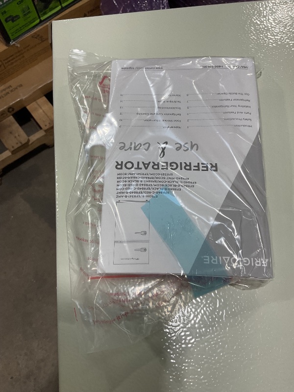 Photo 1 of *missing handle*Frigidaire EFR840-Cream EFR840 Retro Mini Fridge with Freezer & Side Bottle Opener-Small 2 Door Refrigerator for Office Bar or College Dorm Room-3.1 Cu Ft (Cream)