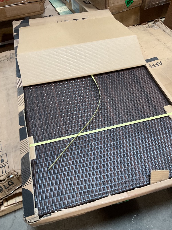 Photo 1 of *damaged*Teamson Home 154 Gallon Outdoor Storage Chest with Side Handles and Waterproof Liner for Cushions, Supplies, Sports Equipment, Garden Tools, Brown