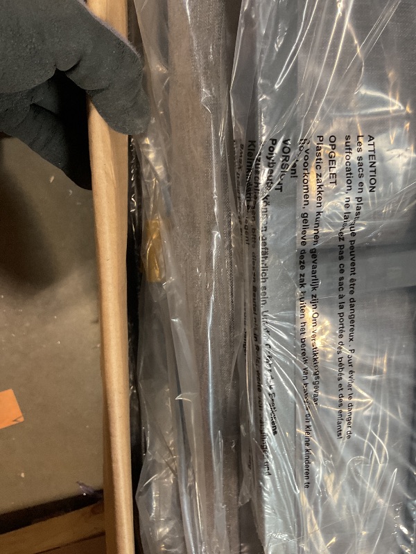 Photo 1 of **PARTIAL SET ONLY 2 CHAIRS** Aluminum Outdoor Patio Furniture Set with Height-adjustable Footrest for Lawn Porches Patio, 5-Seats All-weather Patio Sofa Sets with Coffee Table, Modern Outdoor Patio Conversation set, Grey