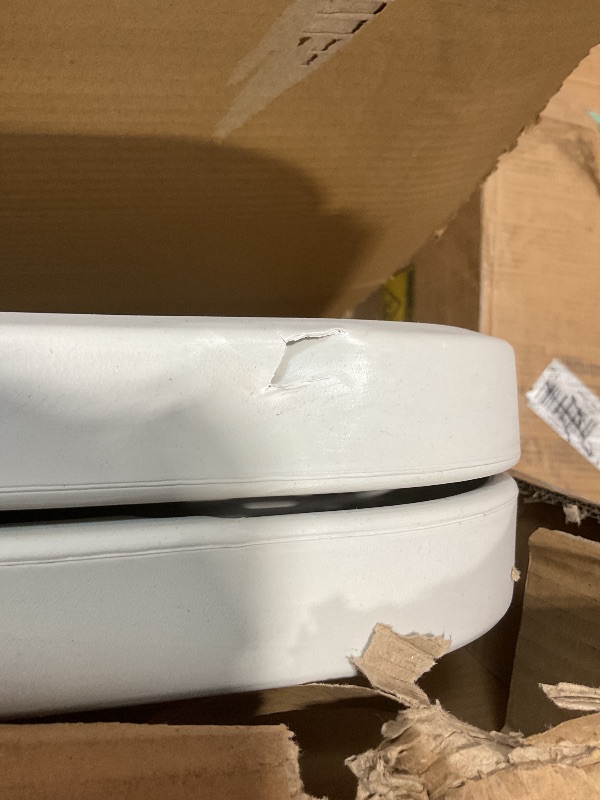 Photo 1 of **MINOR HOLE ON SIDE LIP** FDW Folding Half Portable Foldable Table for Parties Backyard Events (White, 6 FT 70 * 29) (White, 6 FT)