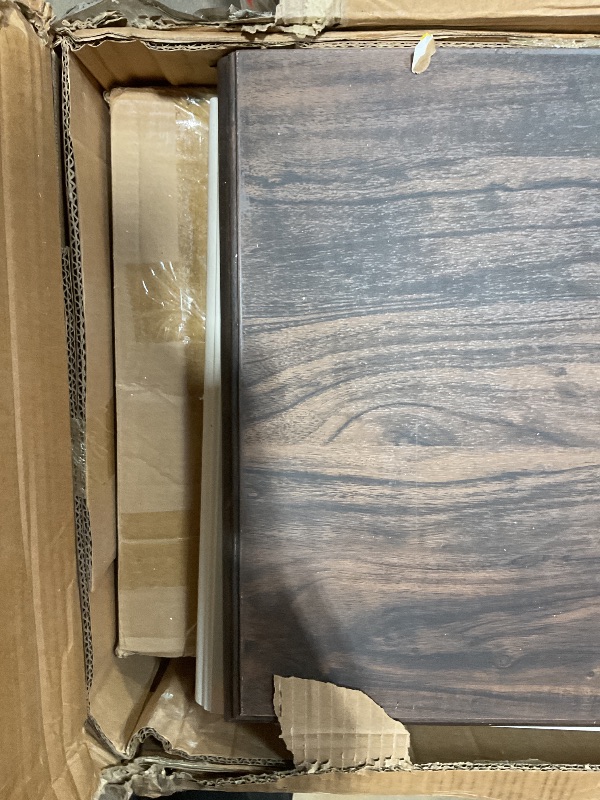 Photo 1 of **FOR PARTS ONLY/ DAMAGED & MISSING PIECES** Jocoevol 7 Drawer Dresser, Vintage Design Bedroom Dressers with Drawers, Dresser Farmhouse with Natural Texture, Tall Dressers for Bedroom, Living Room, White