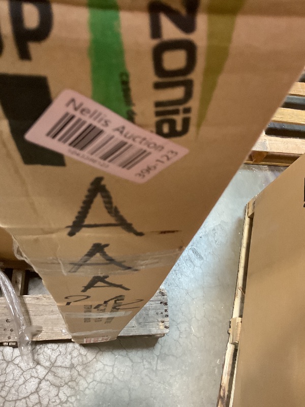 Photo 1 of **2 BOXES**Amazonia Colorado 5-Piece Outdoor Round Table Dining Set with Cushions | Certified Teak | Ideal for Patio and Indoors, 47Lx23Wx36H, Brown