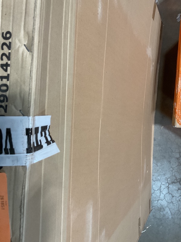 Photo 1 of **2 BOXES**Amazonia Colorado 5-Piece Outdoor Round Table Dining Set with Cushions | Certified Teak | Ideal for Patio and Indoors, 47Lx23Wx36H, Brown