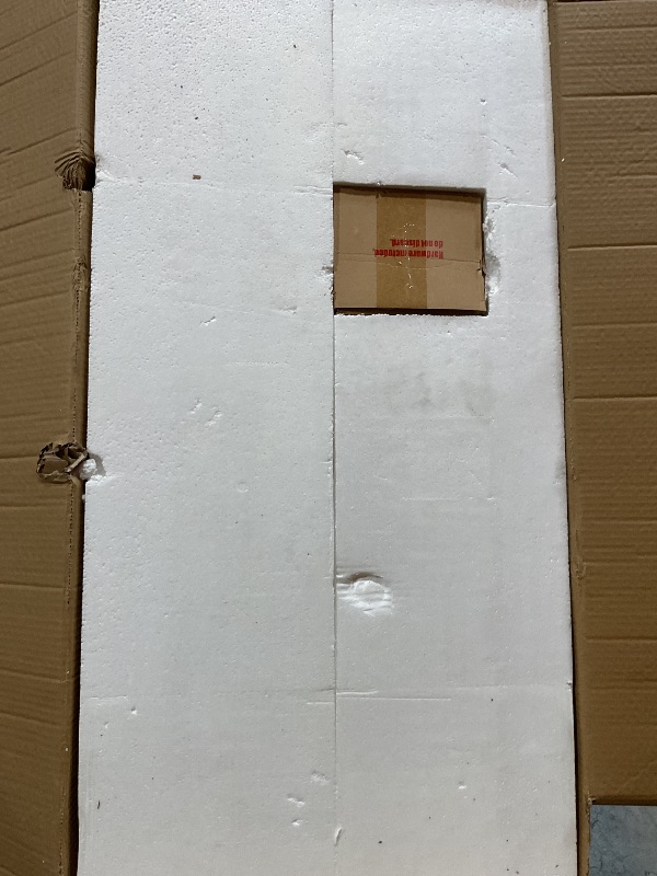 Photo 1 of **CONDITION BAD**Alpine Corporation WIN316 40" Floor Fountain – 4-Tiered Rock Water Feature with Cascading Streams & White LED Lights – Tranquil Outdoor Décor for Garden, Patio, Yard, Deck, or Porch, Light Gray