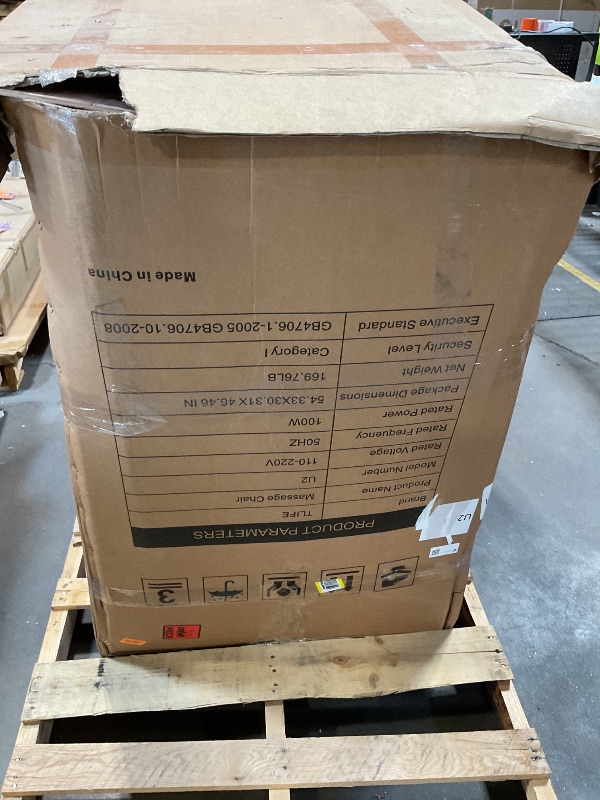 Photo 1 of **DIRT. SCRATCHES AND SCRAPES FROM TRANSPORT *TLIFE Massage Chair Full Body, 160°Zero Gravity Recliner with Body Scan, 50" SL-Track Shiatsu Massage Chair, Fixed Point Massage, Foot Rollers, 12 Auto Modes, Deep Yoga Stretch, Heating, Black