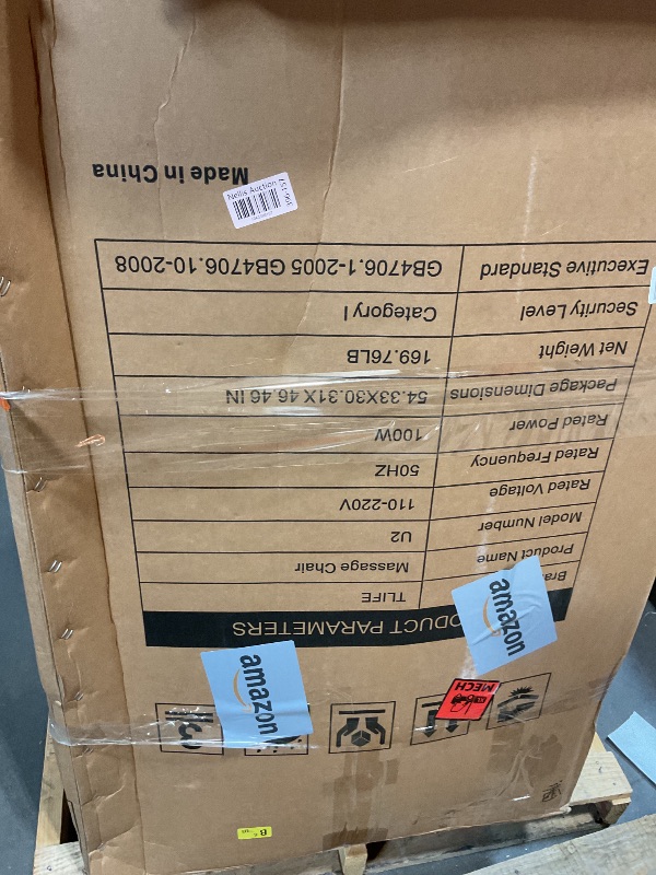 Photo 1 of **DIRT. SCRATCHES AND SCRAPES FROM TRANSPORT *TLIFE Massage Chair Full Body, 160°Zero Gravity Recliner with Body Scan, 50" SL-Track Shiatsu Massage Chair, Fixed Point Massage, Foot Rollers, 12 Auto Modes, Deep Yoga Stretch, Heating, Black